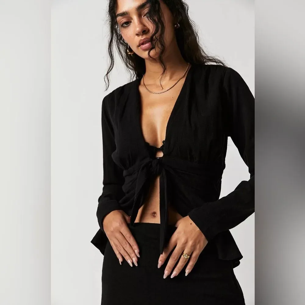 Free People WITH LOVE Set in Black 14
